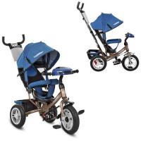 купить Детский велосипед три надувных колеса Turbotrike M 3115HAJ-13 джинс (шоколад)