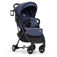 купить Коляска детская прогулочная M 3910-4 YOGA II книжка лен (синяя)