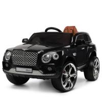купить Джип для детей Bentley M 3586EBLR-2 открываются двери кожаное сиденье (черный)