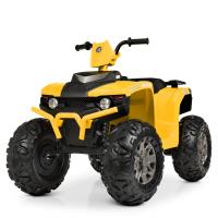 купить Детский квадроцикл Bambi M 4246EL-6 два мотора колеса EVA кожаное сиденье (желтый)
