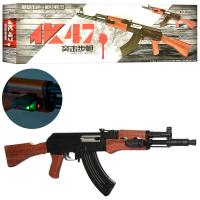купить Детский автомат Калашникова АК47 0808BB на пульках со светом и лазером (81 см)