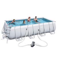 купить Бассейн каркасный Bestway 56465 с аксессуарами (549-274-122 см)
