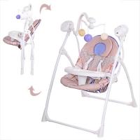 купить Детская электрокачеля BAMBI M 1540-03 от сети (коричневая)