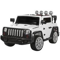 купить Детский электромобиль джип M 3286EBLR-1 колеса ЕВА (белый)