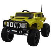 купить Детский электромобиль джип Bambi M 3570 EBLR-10 кожаное сиденье (зеленый)