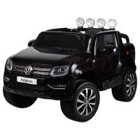 купить Детский джип VW Amarok M 3600EBLR-2 четыре мотора кожаное сиденье (черный)