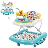 купить Ходунки 3в1 для детей 167С2-BLUE каталка-качалка с музыкой и светом (голубые)