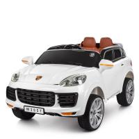 купить Электромобиль для детей Bambi M 3557 EBLR-1 Porsche с радиоуправлением (белый)