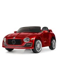 купить Детский электромобиль машина Bentley M 4109EBLRS-3 кожаное сиденье и автопокраска (красный)