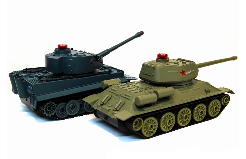 фото Танковый бой р/у 1:32 HuanQi 555 Tiger vs Т-34
