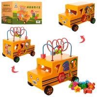 купить Деревянная игрушка Игра MD 1179 машинка с лабиринтом