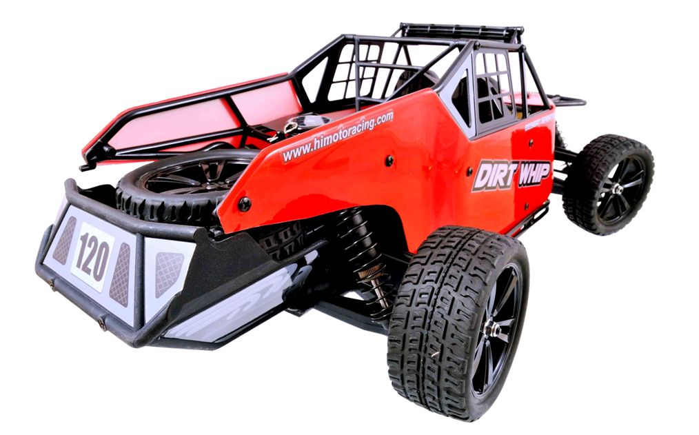 фото Радиоуправляемая модель Багги 1:10 Himoto Dirt Whip E10DBL Brushless (красный)
