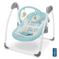 купить Детские качели El Camino ME 1047 AIRY Mint с радиоуправлением (голубые с зигзагом)