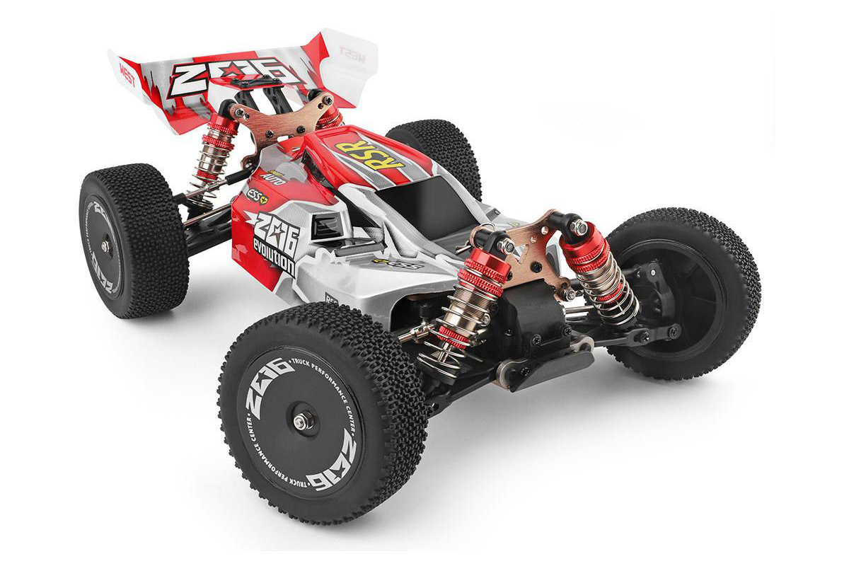 фото Машинка на радиоуправлении 1:14 багги WL Toys 144001 4WD (красный)