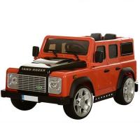 купить Детский джип  M 3190EBLR-7 Land Rover с кожаным сидением, пульт управления (оранжевый)