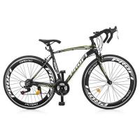 купить Спортивный велосипед 28 дюймов Profi EB48MOVE A700C-3 алюминиевая рама 19" (черно-зеленый)