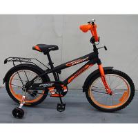 купить Велосипед для детей двухколесный 18 дюймов Profi Inspirer G1852 (черно-оранжевый-матовый)