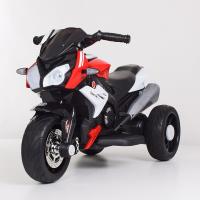 купить Детский электромотоцикл Bambi M 3991E-3 с колесами ЕВА (красный)