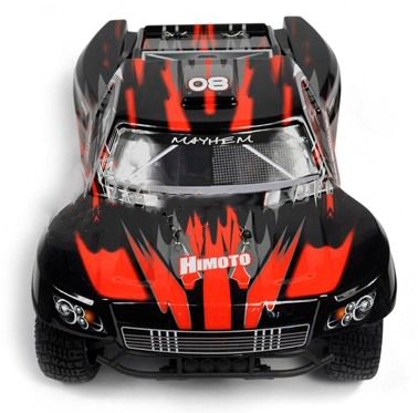 фото Радиоуправляемая модель раллийного шорт-корса 1:8 Himoto Mayhem MegaE8SCL Brushless (красный)