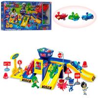 купить Игровой гараж для детей PJMasks ZY-715A двухэтажный с машинками