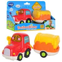 купить Детский игровой трактор с прицепом VTECH 152303 музыка свет (18см)