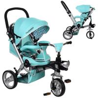 купить Складной трехколесный велосипед TurboTrike M AL3645-14 колеса EVA (мятный)