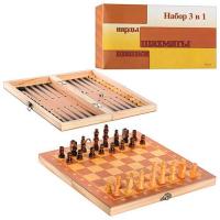 купить Шахматы шашки нарды 3 в 1 C 10843