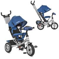купить Детский велосипед три надувных колеса Turbotrike M 3115HAJ-10 джинс (металлик)