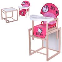 купить Детский стульчик для кормления HELLO KITTY M V-102-Kitty деревянный