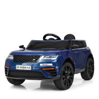 купить Джип для детей Range Rover M 3892EBLR-4 с кожаным сиденьем (синий)
