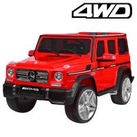 купить Детский джип Mercedes G65 AMG M 3567EBLR-3(4WD) полный привод с кожаным сиденьем (красный)