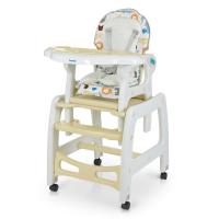 купить Детский стульчик для кормления M 1563 Animal Beige животные (бежевый)