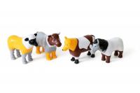 купить Пазл 3D детский магнитные животные POPULAR Playthings Mix or Match (корова, лошадь, овца, собака)