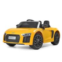 купить Детский автомобиль Audi R8 Spyder M 3449EBLR-6 колеса ЕВА и кожаное сиденье (желтый)