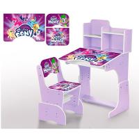 купить Детская парта My Little Pony W 2071-56-1 регулируемая высота (сиреневая)