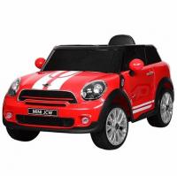 купить Электромобиль для детей Mini JCW JJ2258EBLR-3 два мотора и кожаное сиденье (красный)