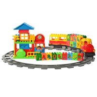 купить Детский конструктор LimoToy М 5338 UR Паровозик (90 деталей)