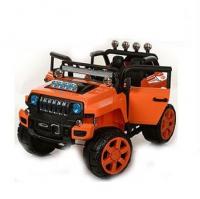 купить Детский электромобиль джип Bambi M 3126BR-7 с р/у и мягким стартом (оранжевый)