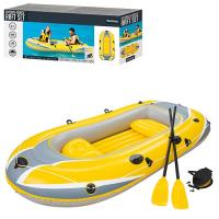 купить Надувная лодка Bestway 61068 Hydro-Force Raft с веслами и насосом (255-127-41см)