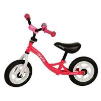 купить Детский беговел ProfiKids 10 дюймов M 3127-1A резиновые колеса (розовый)