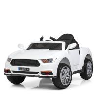 купить Детская электромашина Bambi M 3969EBLR-1 кожаное сиденье (белая)