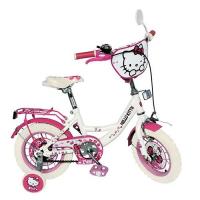 купить Двухколесный детский велосипед 12" HK 0073 W Hello Kitty (белый с розовым)