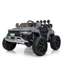 купить Электромобиль для детей Джип BAMBI M 3598EBLR-11 кожаное сиденье (серый)