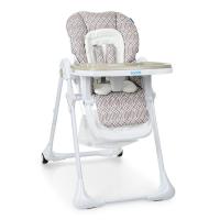 купить Детский стульчик для кормления Bambi M 3890 Ornament Beige кожаный (бежевый)