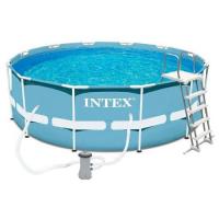 купить Каркасный бассейн Intex 28726 с фильтр-насосом и лестницей (366-122см)