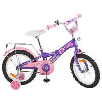купить Двухколесный велосипед для детей 16 дюймов Profi Original girl G1663 (фиолетовый)