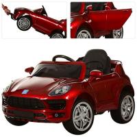 купить Детский джип Porsche Cayenne M 3178EBRS-3 кожаное сиденье (красный)