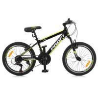 купить Спортивный велосипед 20 дюймов Profi G20FIFA A20.3 алюминиевая рама 12" Shimano (черно-желтый)