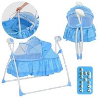 купить Кровать детская Bambi M 2131-2 от сети 220 (голубая)