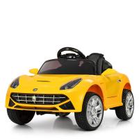 купить Детский электромобиль Bambi M 3176EBLR-6 с кожаным сиденьем (желтый)